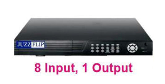 JUZZFLIP 8 Channel DVR 3.0 MP 1080 P